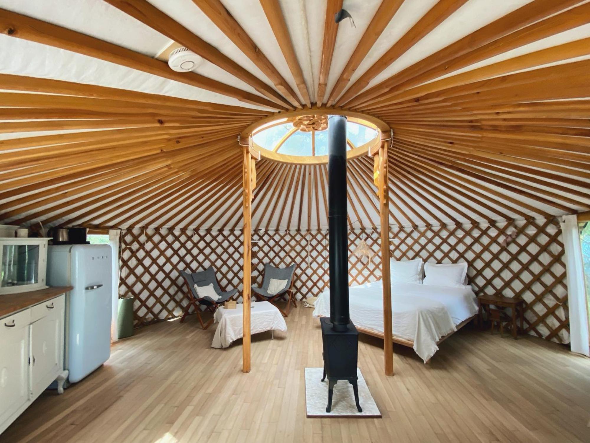 Ons Yurt Huisje In Het Bos Hollandsche Rading Exterior foto