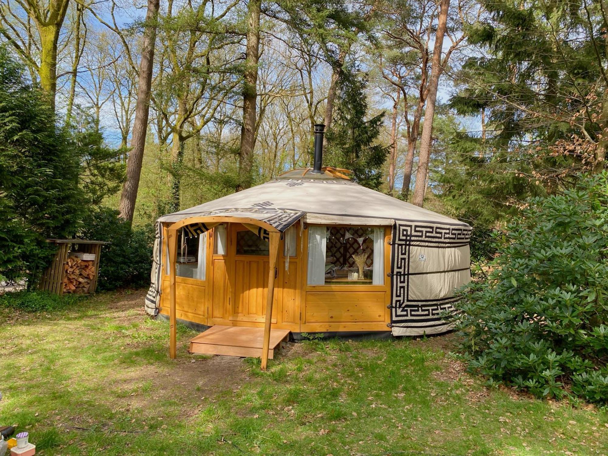 Ons Yurt Huisje In Het Bos Hollandsche Rading Exterior foto